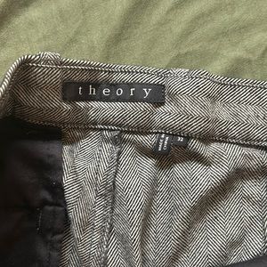 theory skinny slacks